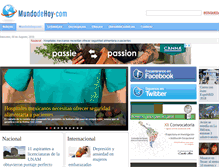 Tablet Screenshot of mundodehoy.com